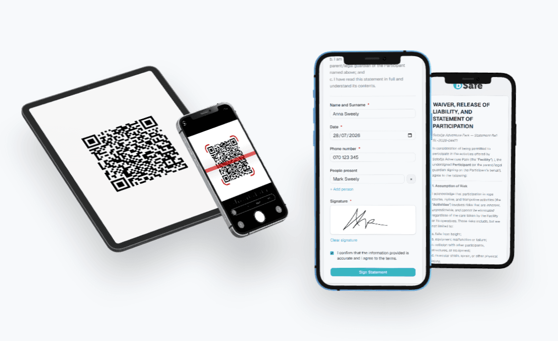 Poenostavite si zbiranje Izjav o odgovornosti s QR kodo